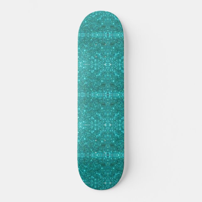 Girls Blue-Gnistra Mini Skateboard Bräda 18,5 Cm (Framsida)