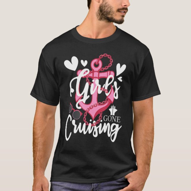 Girls Borta Cruise Frakt Cruiser Grils Tri T Shirt (Framsida)
