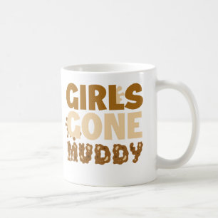 Girls Borta Muddy Roligt Gift for Offroad Enthusia Kaffemugg