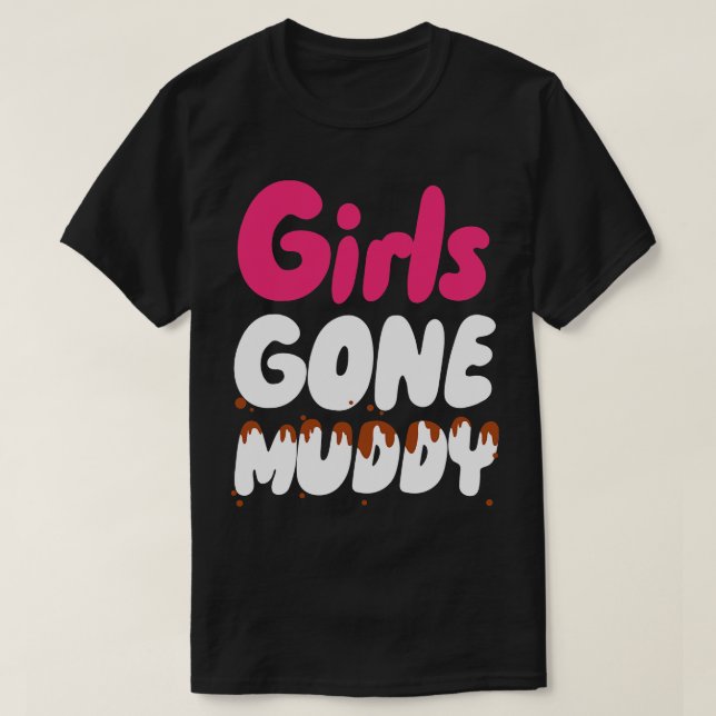 Girls Borta Muddy T Shirt (Design framsida)