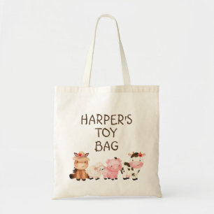 Girls Boskap Personlig Tote Bag Tygkasse