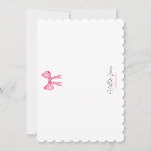 Girls Bow Stationary Tack Kort