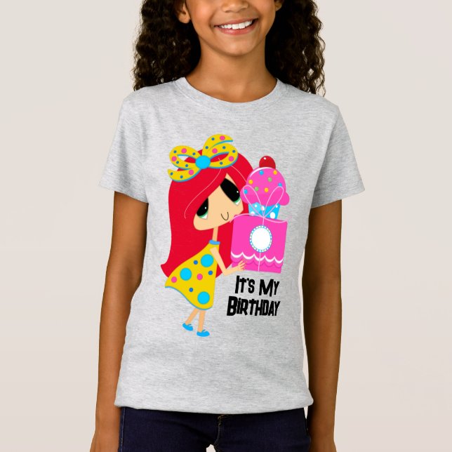 Girls Bra Jersey T-Shirt (Framsida)