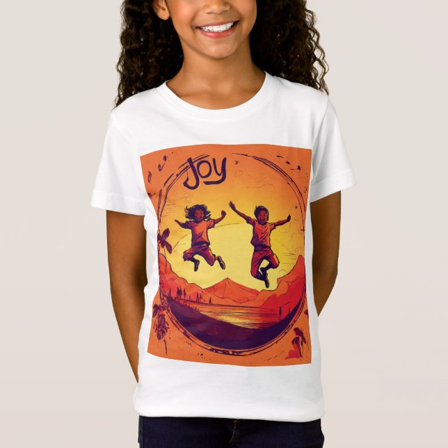 Girls Bra Jersey T-Shirt (Framsida)