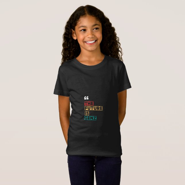 Girls Bra Jersey T-Shirt (Hel framsida)