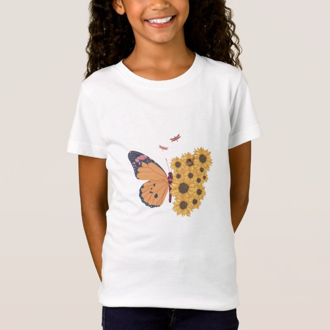 Girls Bra Jersey T-Shirt (Framsida)