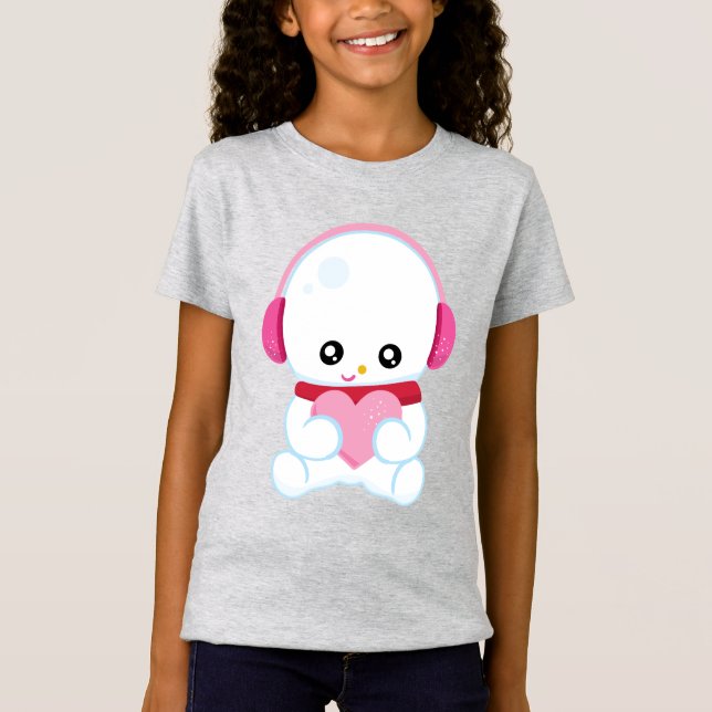 Girls Bra Jersey T-Shirt (Framsida)