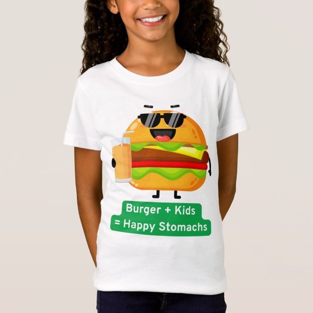 Girls Bra Jersey T-Shirt (Framsida)