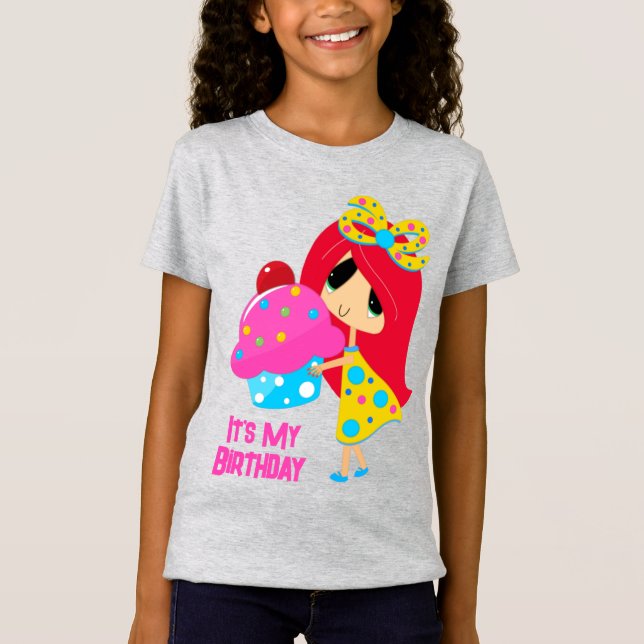 Girls Bra Jersey T-Shirt (Framsida)