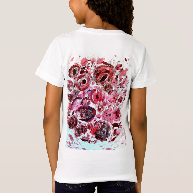 Girls Bra Jersey T-Shirt Passionred (Baksida)