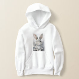 Girl's Bunny Rabbit Hoodie T Shirt