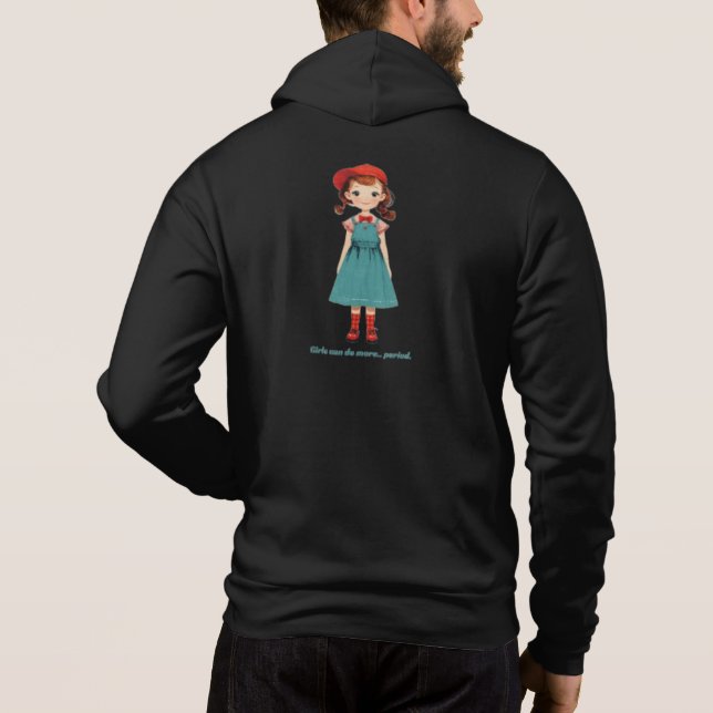 Girls can do more.. period - limited edition 781 p t shirt (Baksida)