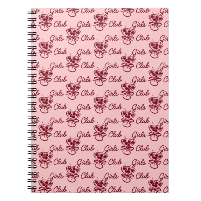Girls Club Anteckningsbok (Framsidan)