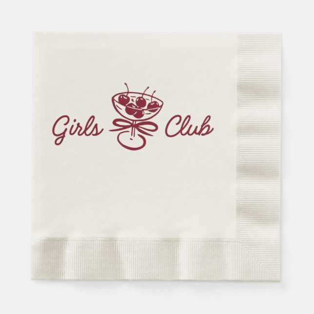 Girls Club Pappersservett (Framsidan)