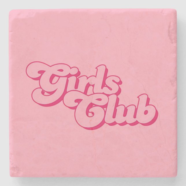 Girls Club Stone Coaster Stenunderlägg (Framsidan)