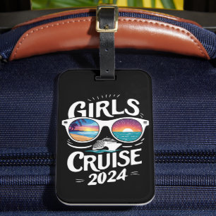 Girls Cruise Resa 2024 Vacation Älskare Bagagebricka