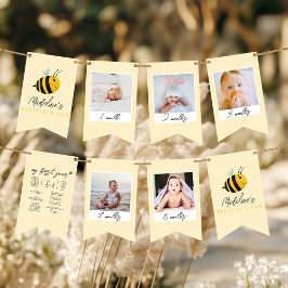 Girls Cute 1st Bee Day Birthday Milestone Photo Vimplar