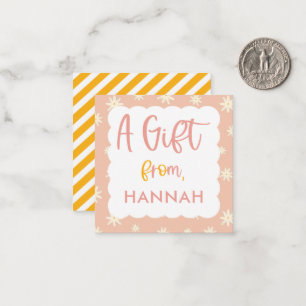 Girls Cute Boho Blommigt Daisy Gift-hölje Anteckningskort