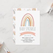 Girls Cute Boho Rainbow Baby Sprinkle