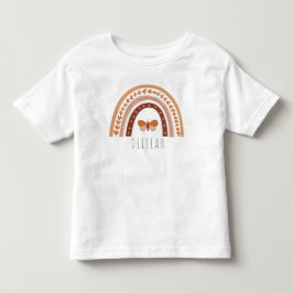Girls Cute Boho Rainbow Personlig T Shirt