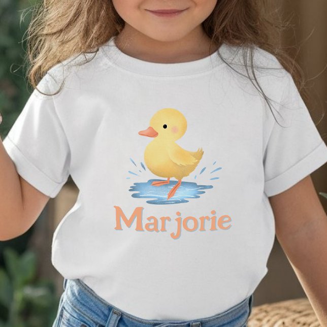 Girls Cute Kawaii Duckling Summer Farm T Shirt (Skapare uppladdad)