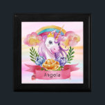 Girls Cute Lila Unicorn Rainbow eget namn Minnesask<br><div class="desc">En lila encorn med krona, regnbåge, blomkrans som kan vara personlig med prinsessan namn. Perfekt för en födelsedagspresent, förskolsdekan, barnrumskonst, hemdekanter och annat tillfälle. Enkel anpassning av prinsessan namn och typsnitt med hjälp av "Anpassningsknappen". Du kan också "Överför design till en produkt" på andra Zazzle-produkter och justera designen så att...</div>