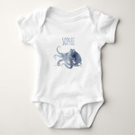 Girls Cute minimalistic octopus T Shirt