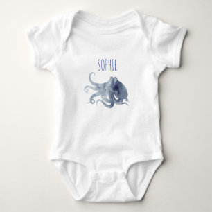 Girls Cute minimalistic octopus T Shirt