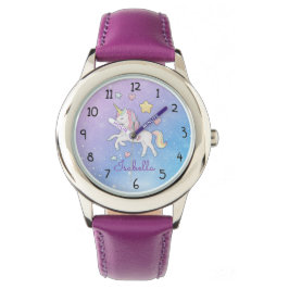 Girls Cute Personlig Magic Unicorn Armbandsur