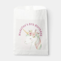 Girls Cute Pink Unicorn Birthday