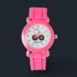 Girls Cute Rosa Farm Tractor Kids Armbandsur<br><div class="desc">Den här söta och moderna barnklockan har en rosa lantbrukstraktor och kan vara personlig med dina flickor namn. Med tydliga och lättlästa siffror är denna "första" klocka underbar för barn eller småbarn när man börjar lära sig tiden. Den perfekt jordbrukstemannatade utformningen för er lilla!</div>