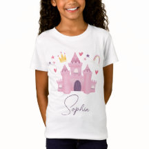 Girls Cute Rosa Princess Palace Kids