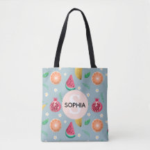 Girls Cute Tropical Summer Fruit Mönster Kids