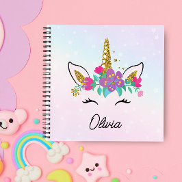 Girls Cute Unicorn och Rainbow Anpassningsbar Sket