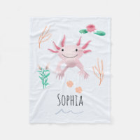 Girls Cute & Whimsical Lycklig Rosa Axolotl Kids