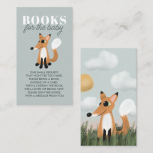 Girls Cute Woodland Fox Bokar för Baby Tilläggskort