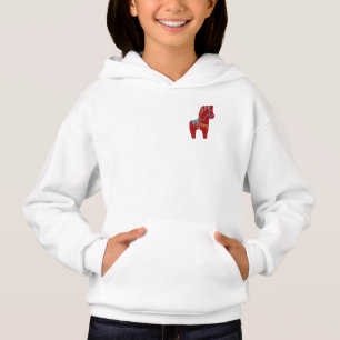 Girl's Dala Horse Hoodie Tee