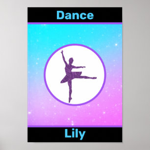 Girls Dance Pastel-Personligen Poster