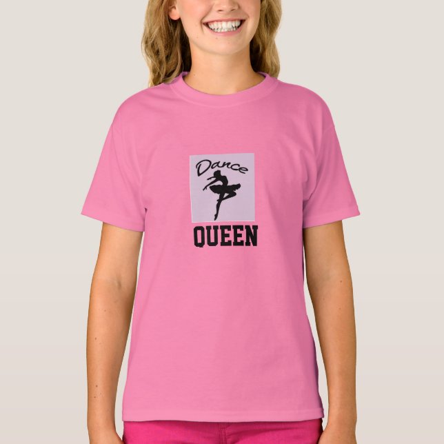 Girls Dance Queen T-Shirt (Framsida)