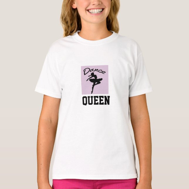 Girls Dance Queen T-Shirt (Framsida)