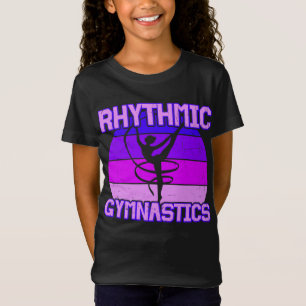 Girls Distress Rhythmic Gymnastics T Shirt