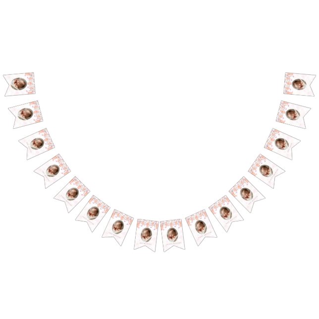 Girls fairy First Birthday Banner  Vimplar (Alla)