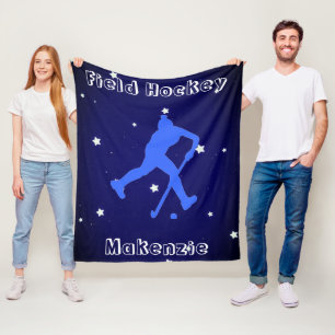 Girls Fält Hockey Personlig Fleece Blanket