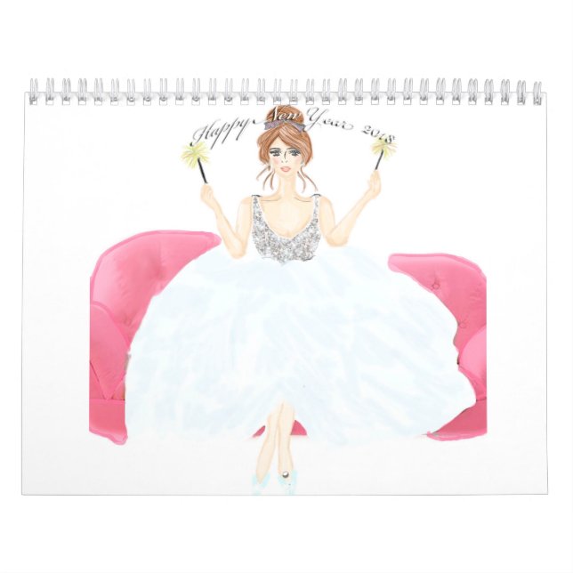 Girl's Fashion Calendar Kalender (Omslag)