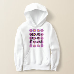 Girls Flowers hoodie T Shirt