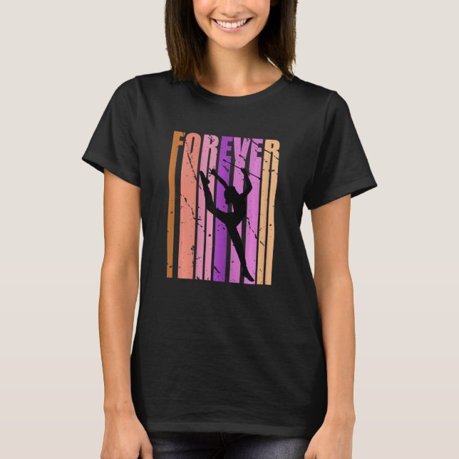 Girls Forever Retro Rhythmic Gymnastics Coach Quot T Shirt (Framsida)