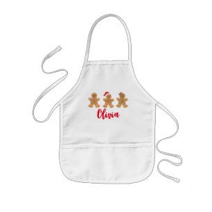 Girls Gingertea Trio Apron, Child Apron Barnförkläde