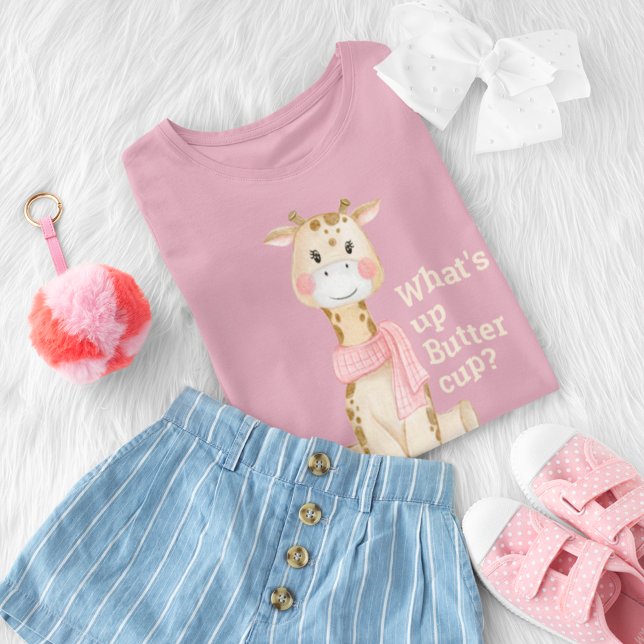 Girls Giraffe T Shirt (Skapare uppladdad)