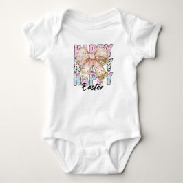 Girls Glad påsk Coquette Bow T Shirt