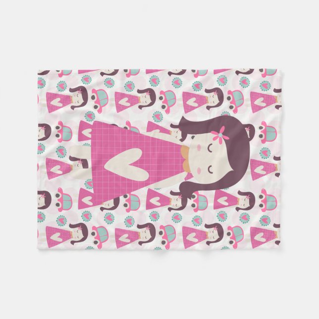 Girls Going Ställen Fleecefilt (Framsidan (Horisontell))